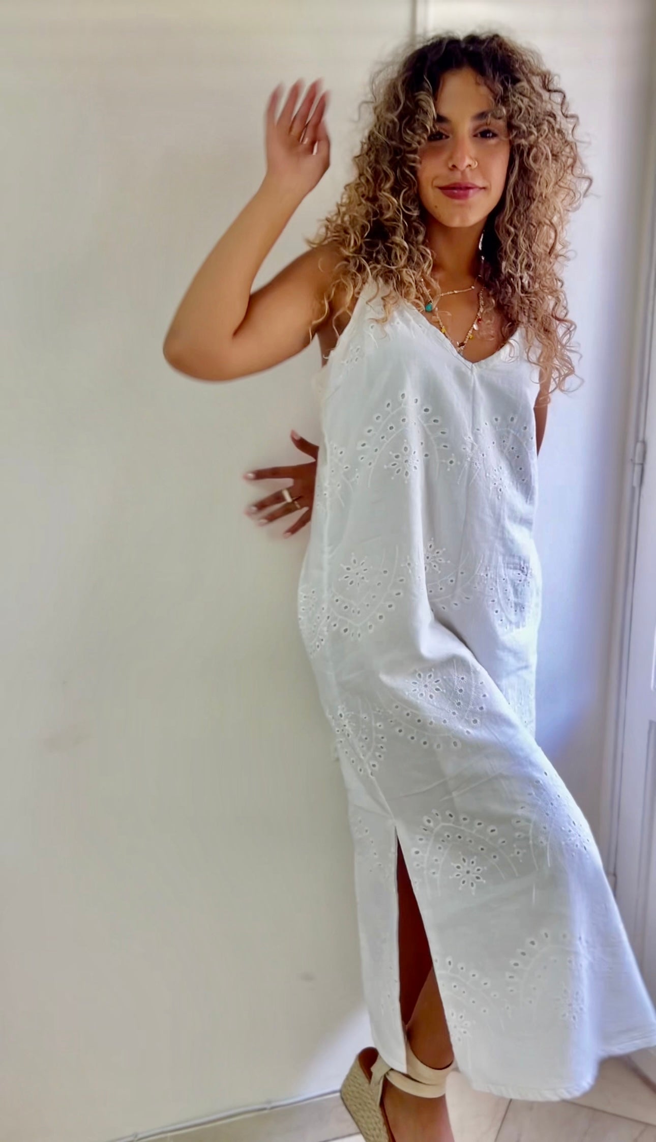 White summer Rokama dress