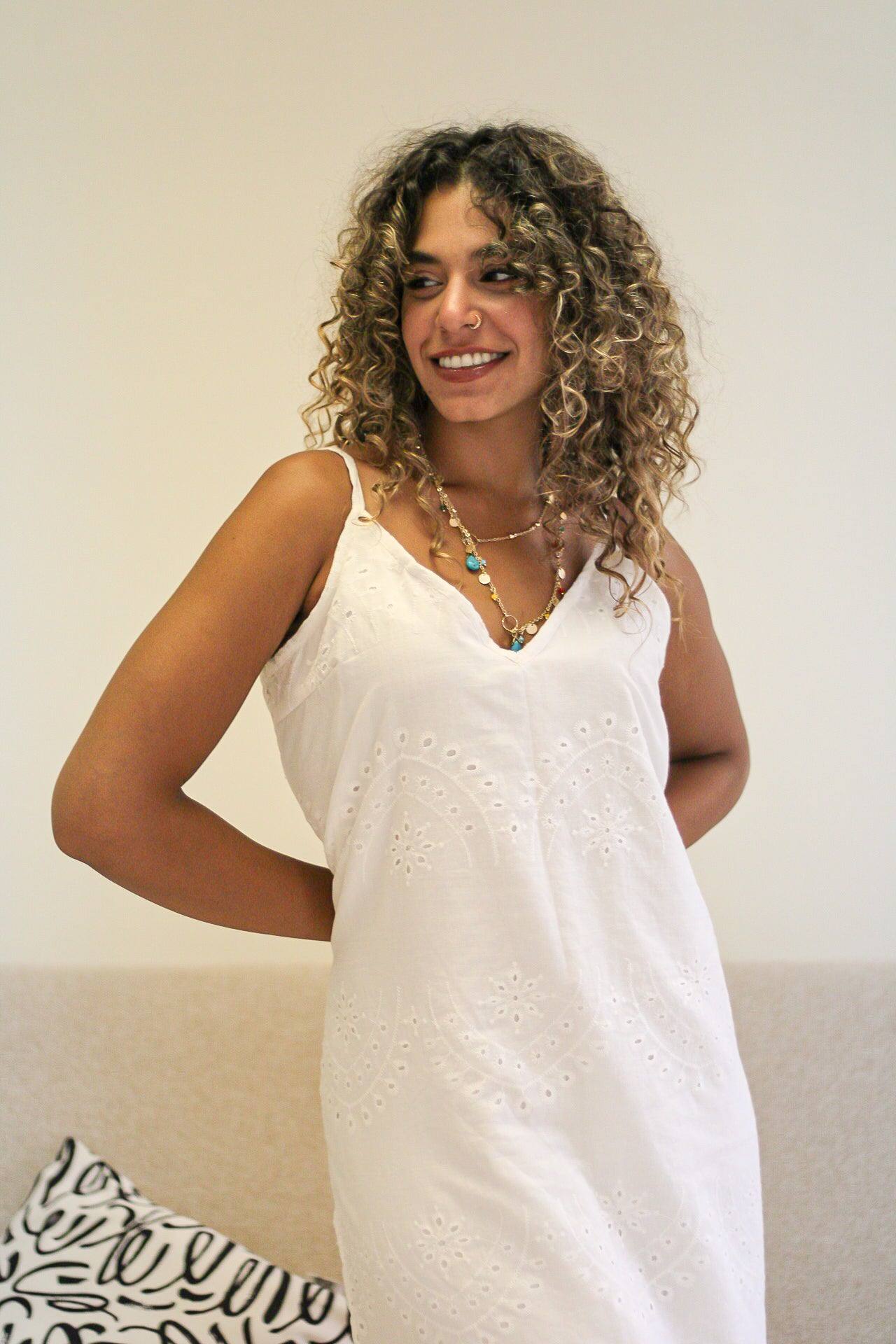 White summer Rokama dress