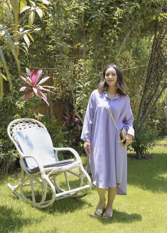 Light purple shirt Dress